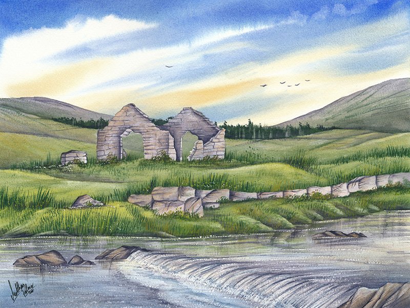 800x600 Watercolour Tutorial Paint An Irish Landscape - Irish Watercolor