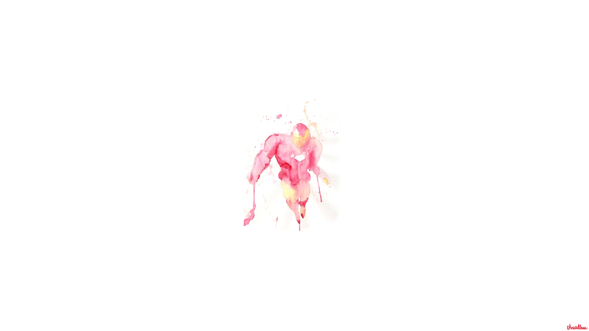 1920x1080 Minimalistic Watercolor Iron Man [1920x1080] Comicwalls - Iron Man Watercolor