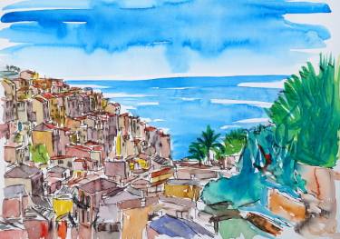 375x263 Italy Watercolor Paintings For Sale Saatchi Art - Italy Watercolor