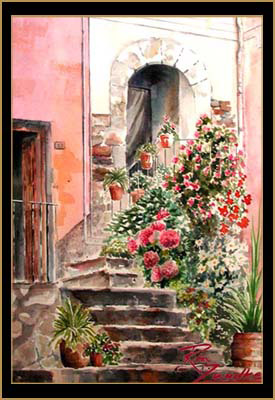 275x400 Rita Zaudke - Italy Watercolor Paintings