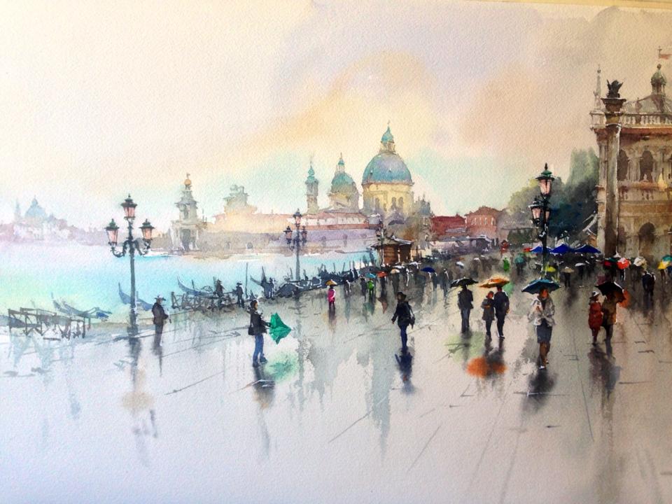 960x720 Art Of Watercolor Igor Sava (Moldova - Italy Watercolor Paintings