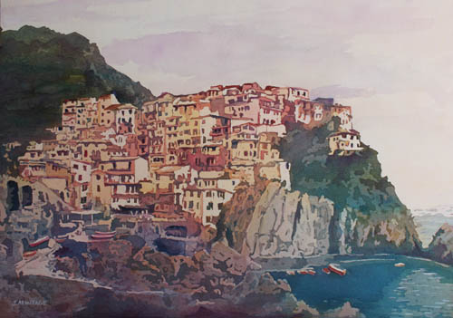 500x351 Biography Art In The Making By Jenny Armitage - Italy Watercolor Paintings