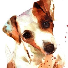 236x236 Watercolor Jack - Jack Russell Watercolor