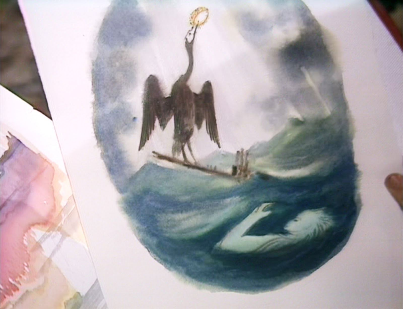 1600x1227 Miss Charlotte Bronte Meets Miss Barbara Pym 2013 - Jane Eyre Watercolor Paintings