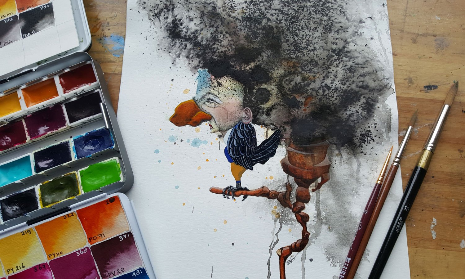 1500x899 New Painting And M. Graham Watercolor Paint Review - Jane Eyre Watercolor Paintings