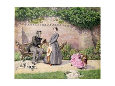 400x300 Rochester And Jane Eyre Giclee Print By Frederick Walker - Jane Eyre Watercolor Paintings
