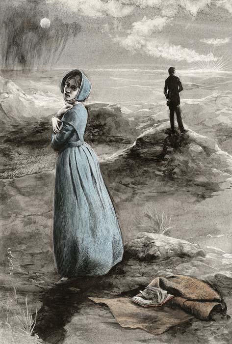 473x700 Jane Eyre Santiago Caruso - Jane Eyre Watercolor Paintings