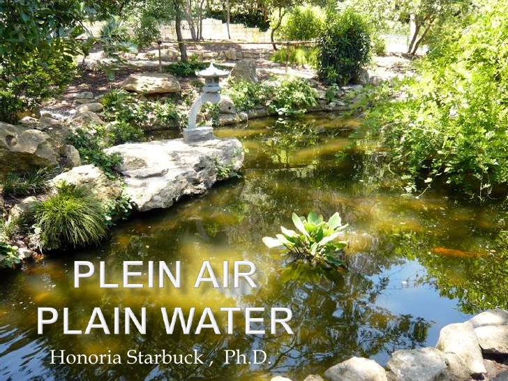 728x546 Plein Air Plain Water Watercolor Paintings Of Japanese Garden - Japanese Garden Watercolor