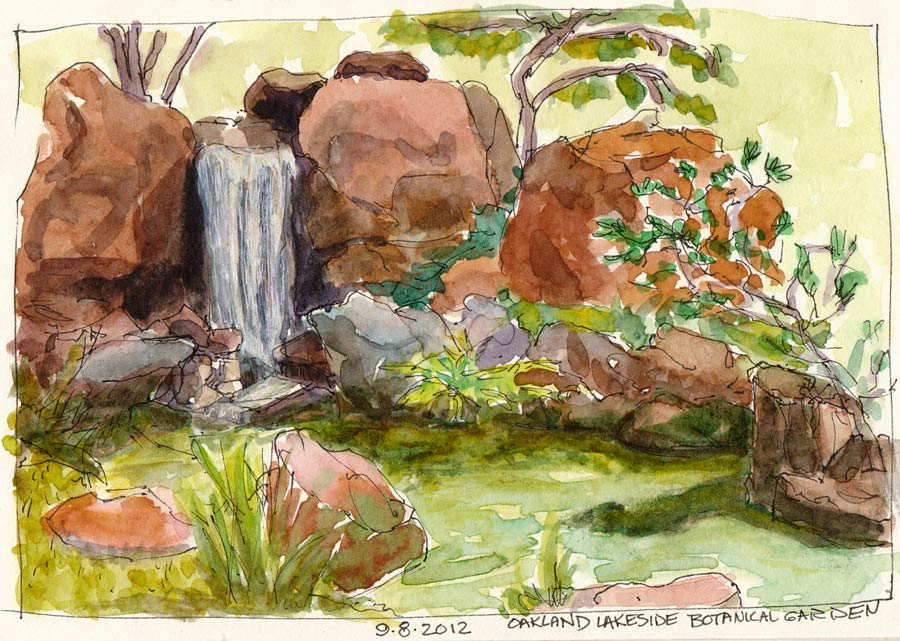 900x641 Taco Bike - Japanese Garden Watercolor