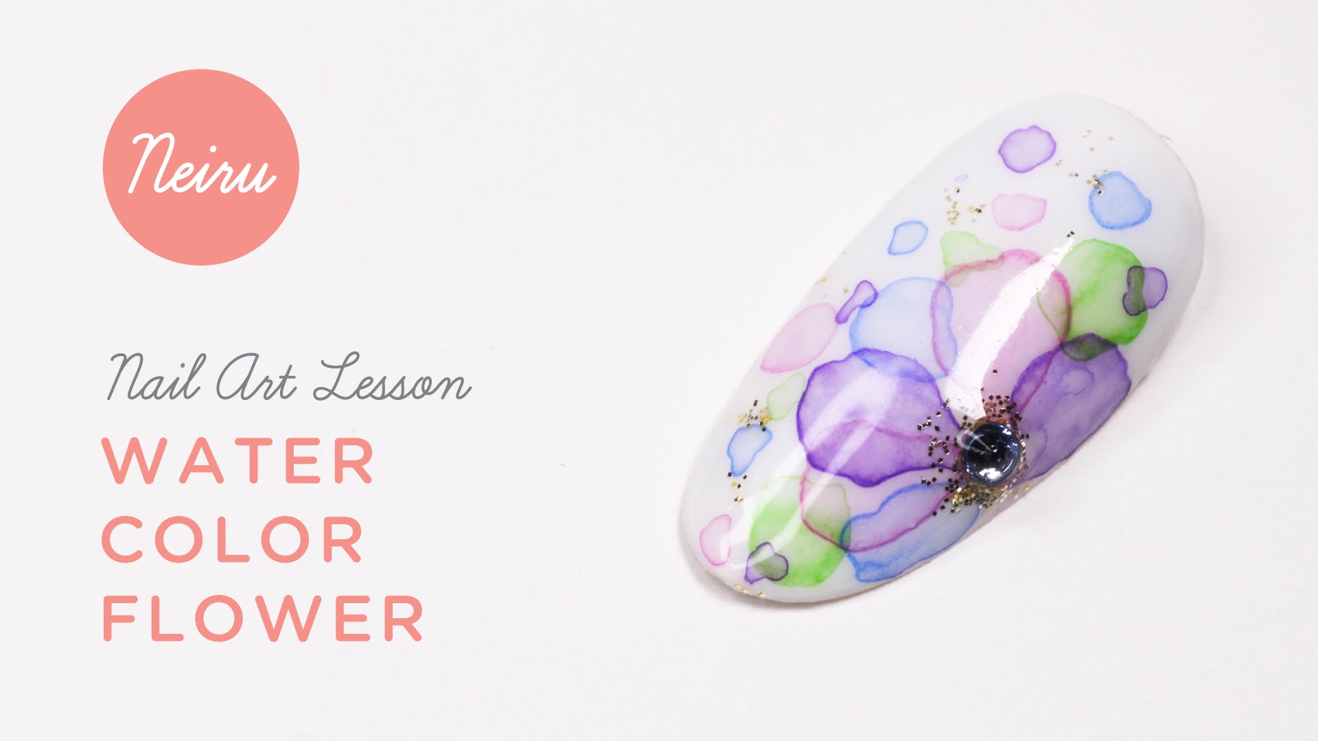 1920x1080 Japanese Nail Art Tutorial Water Color Flower Trailer - Japanese Watercolor Flowers