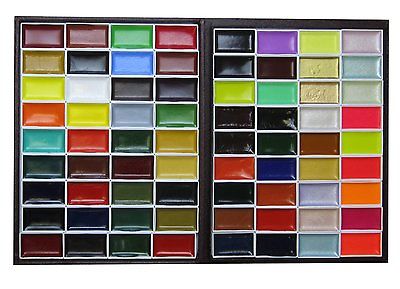 400x289 Kissho Gansai Japanese Watercolor Paint New 24 35 48 72 100 Colors - Japanese Watercolor Set