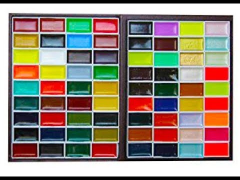 480x360 Kissho Gansai Japanese Watercolor Paint 72 Colors Set (Part 1 - Japanese Watercolor Set