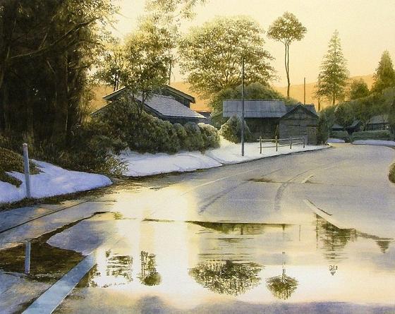 560x445 Watercolor Paintings By Japanese Artist Abe Toshiyuki - Japanese Watercolor Techniques