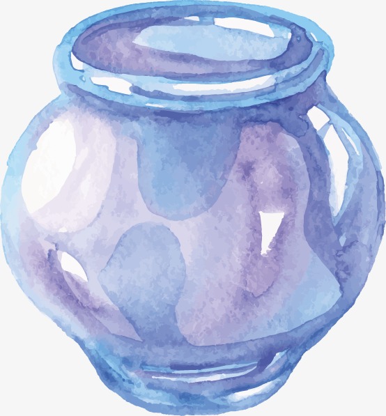 554x597 Drawing Jar, Watercolor, Jar, Vector Png And Vector For Free Download - Jar Watercolor