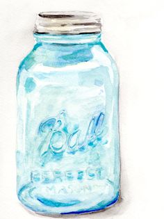 236x315 600 Best [Masonallkerr Jars] Images Jars, Glass - Jar Watercolor