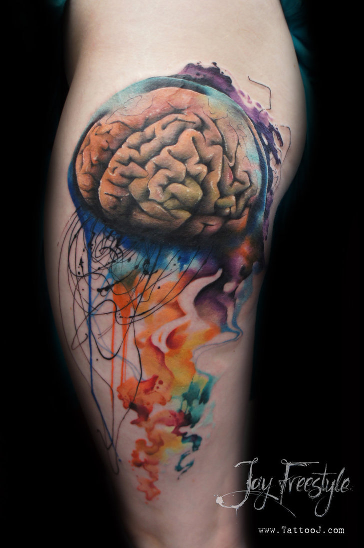 729x1096 Jellyfish Tattoo - Jellyfish Tattoo Watercolor