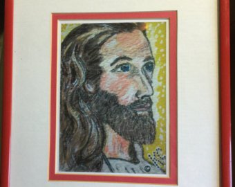 340x270 Jesus Christ Watercolor Painting Christian Art Of The Savior Etsy - Jesus Christ Watercolor
