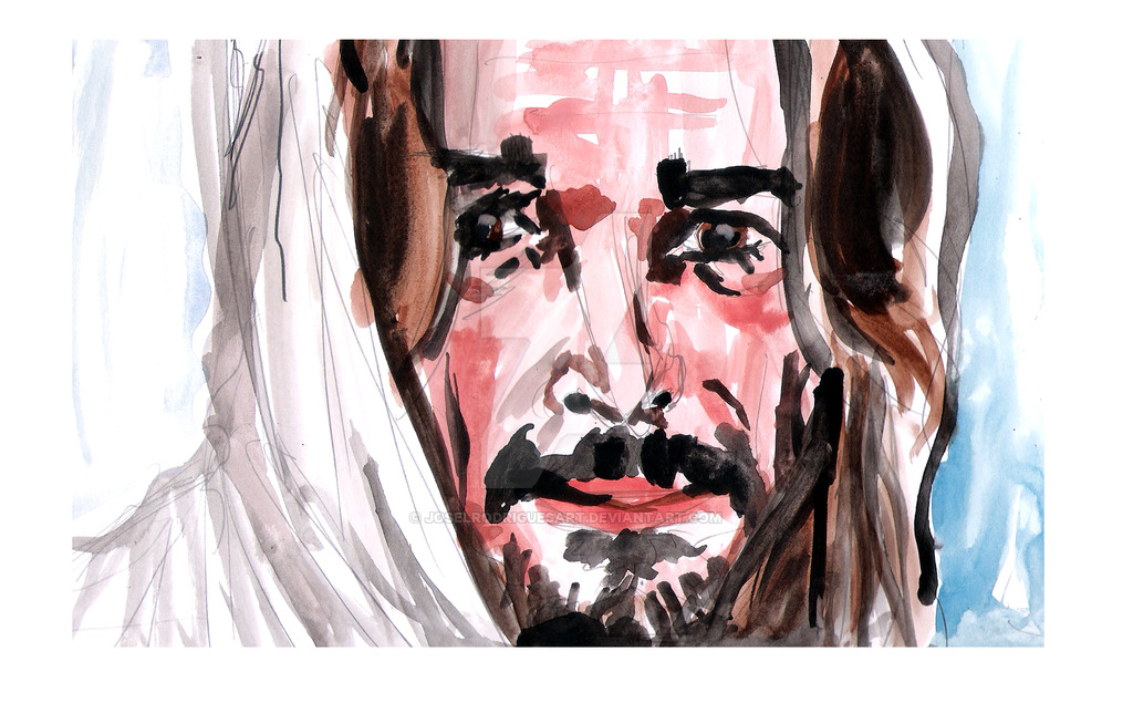 1024x635 Jesus Christ Watercolor By Jose Rodrigues Art By Joselrodriguesart - Jesus Christ Watercolor