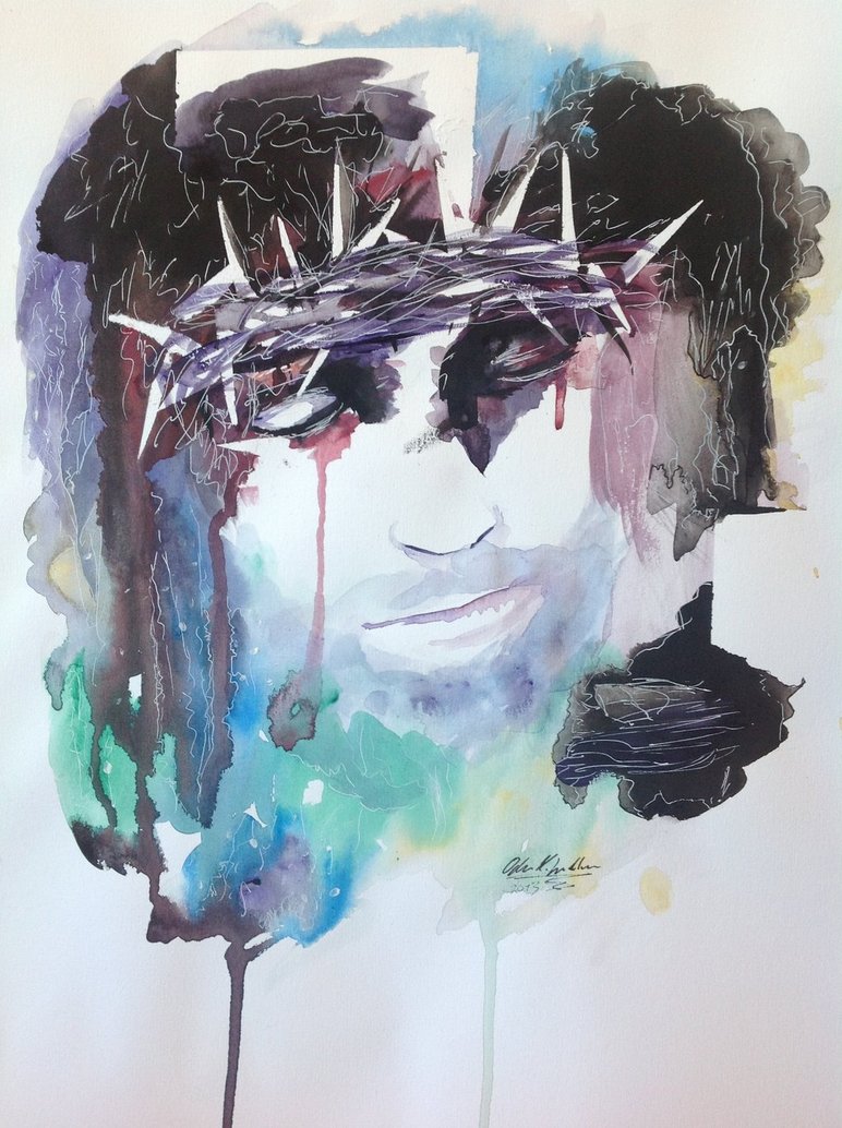 772x1034 The Crucifiction Of The Christ - Jesus Christ Watercolor