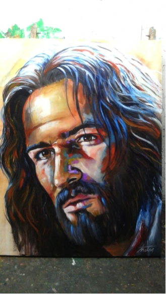 329x584 The Jesus Christ Oil Painting Bella Casa - Jesus Christ Watercolor