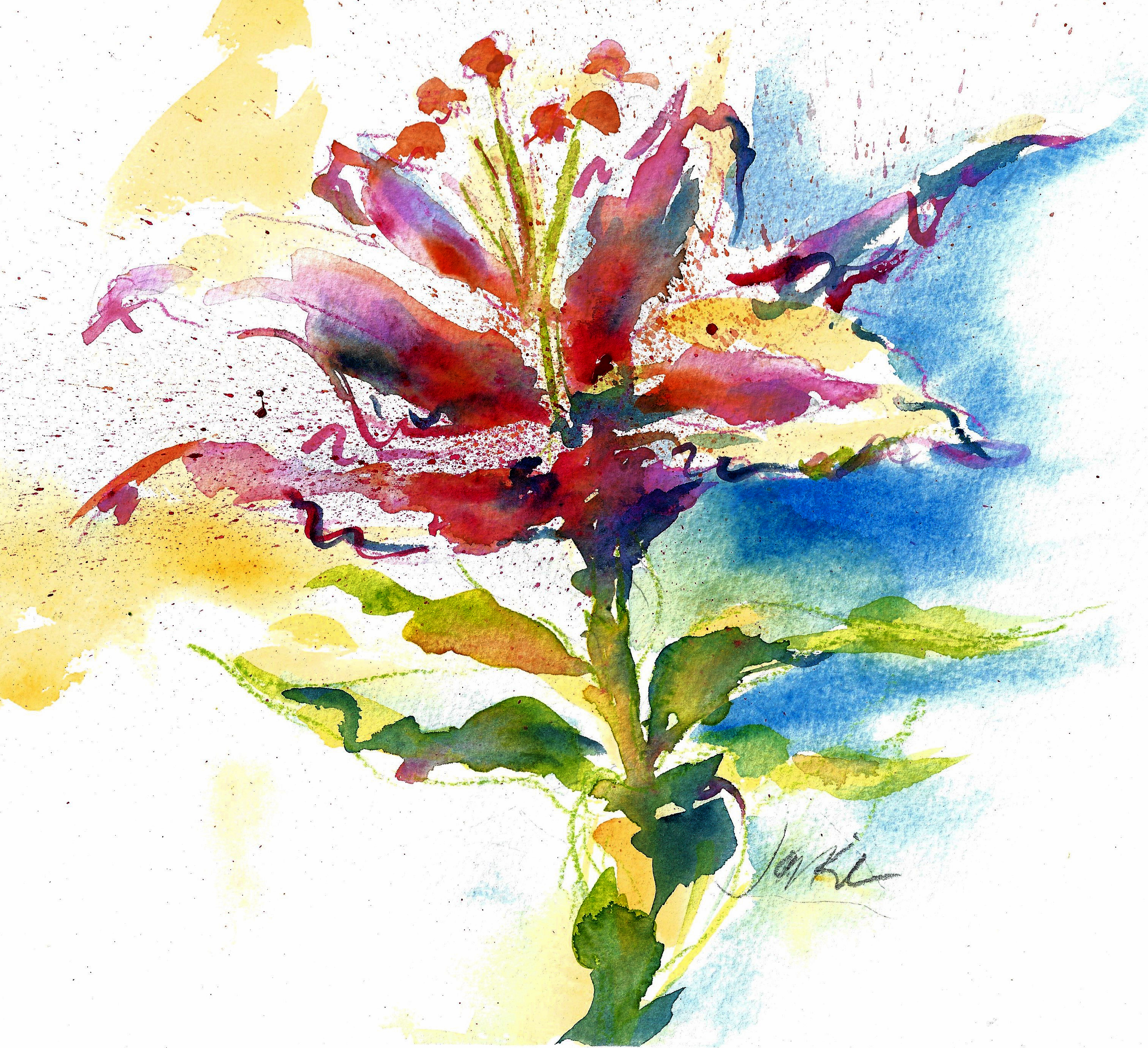 3015x2754 Jacki Kellum - Jesus Watercolor