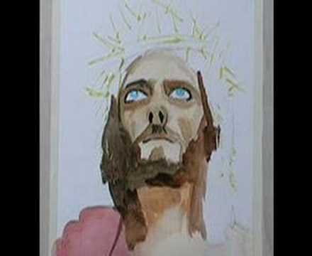 440x360 How To Paint Jesus Using Watercolors - Jesus Watercolor