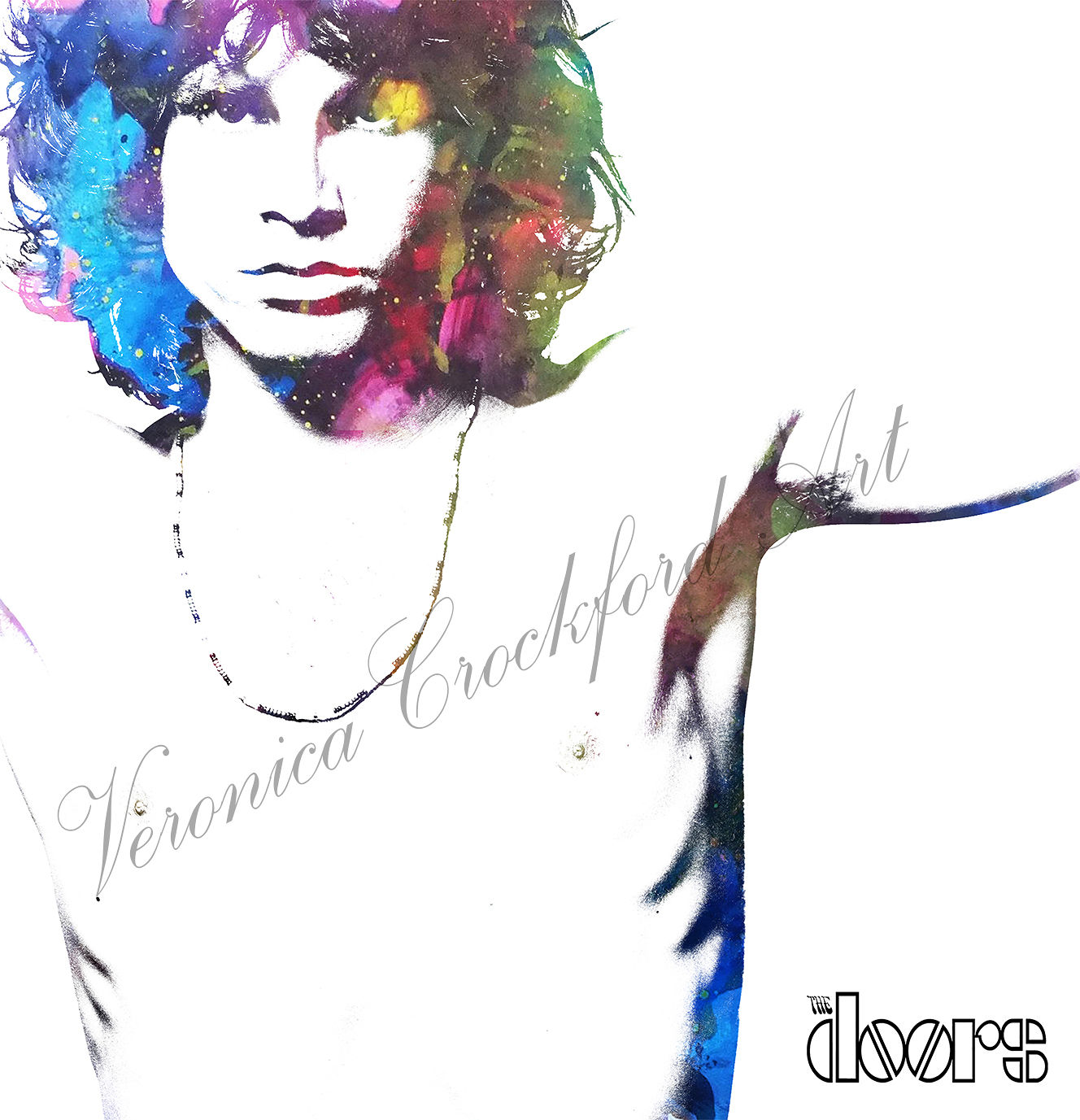 1328x1377 The Doors Jim Morrison Watercolor Illustration - Jim Morrison Watercolor