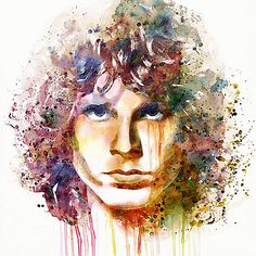 236x236 Jim Morrison - Jim Morrison Watercolor