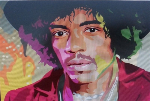 500x339 Jimi Hendrix - Jimi Hendrix Watercolor