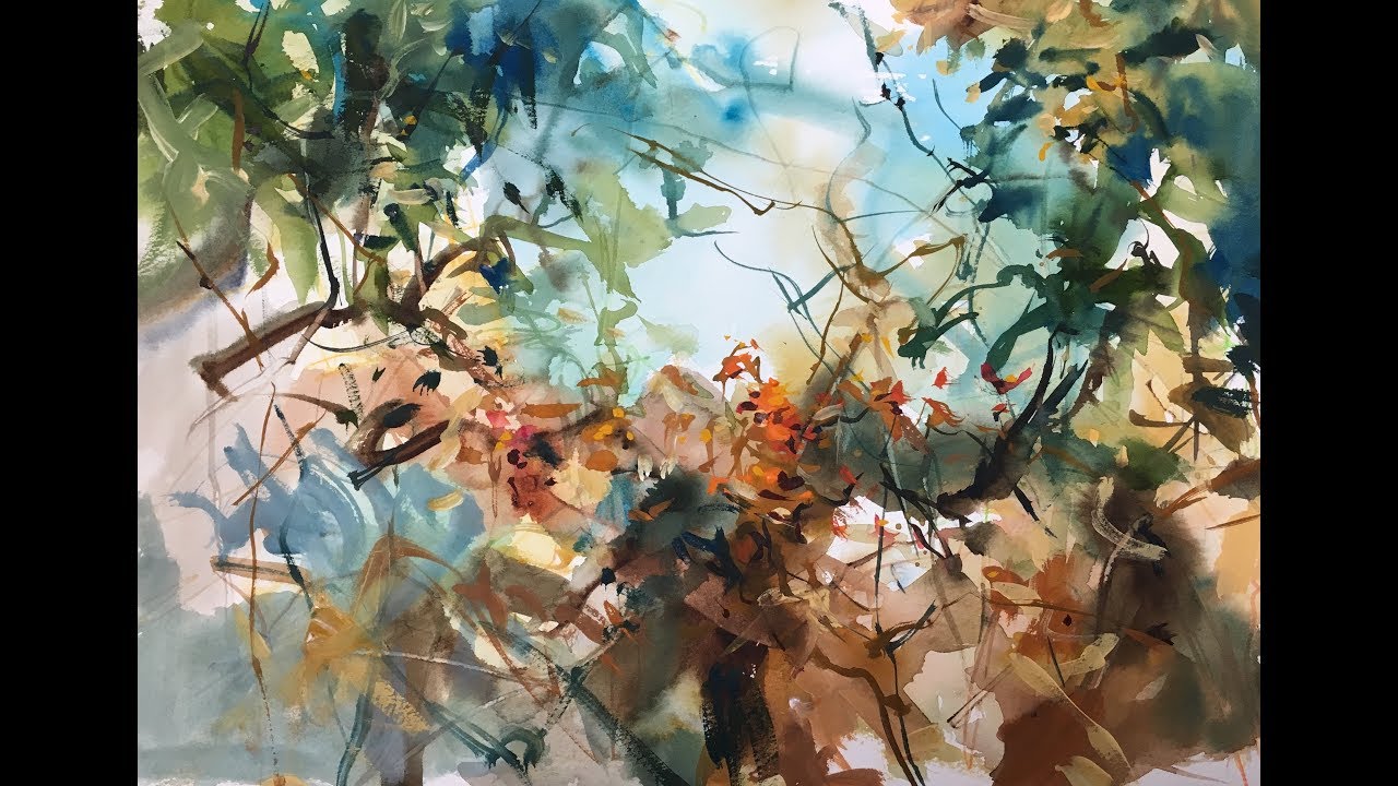 1280x720 Jungle Watercolor 2x Speed - Jungle Watercolor