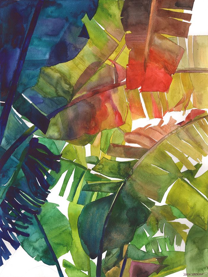 700x931 Watercolors Of The Jungle Watercolor Watercolor - Jungle Watercolor