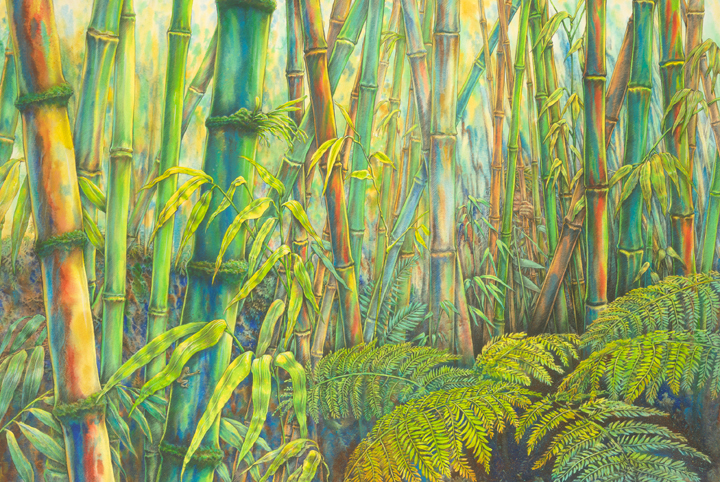 720x482 Fine Art Waverly House - Jungle Watercolor
