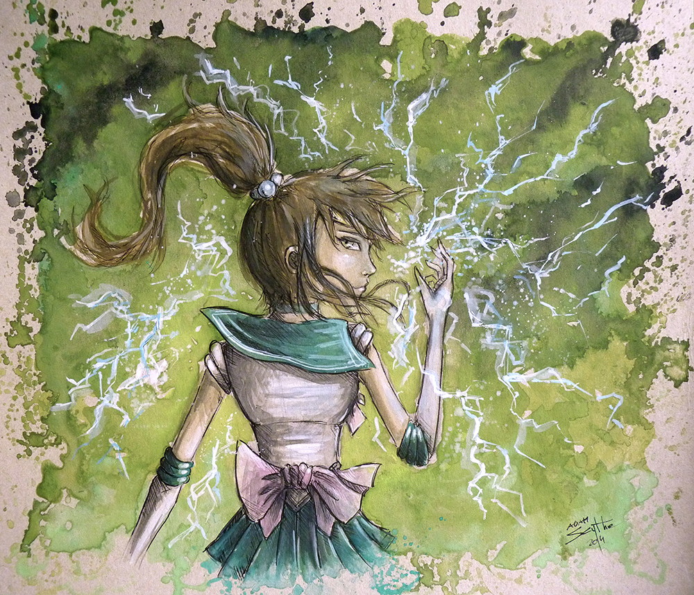 1000x857 Sailor Jupiter - Jupiter Watercolor