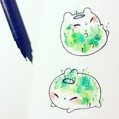 236x236 964 Best Art Images Drawings, Sketches And Ideas - Kawaii Watercolor