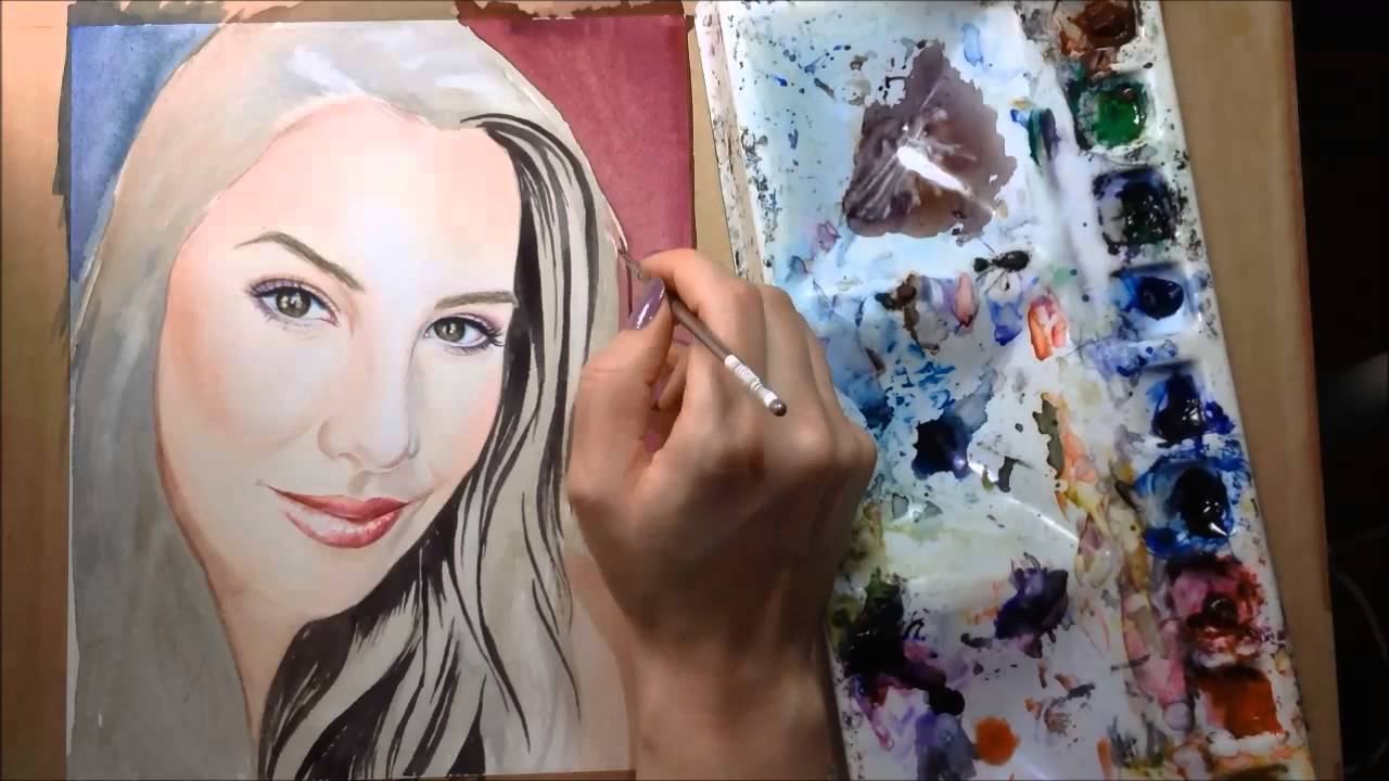 1280x720 Speed Painting - Kelly Eddington Watercolors