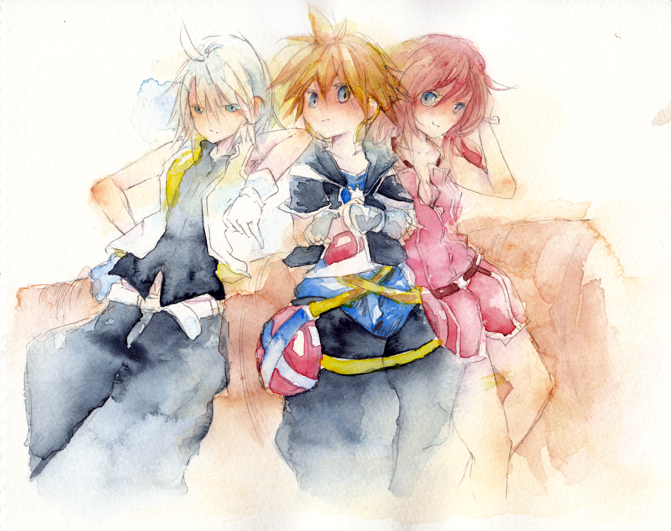 2822x2235 Kingdom Hearts Image - Kingdom Hearts Watercolor