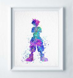 236x250 Kingdom Hearts Sora Watercolor Illustrations Art By Cocomilla - Kingdom Hearts Watercolor