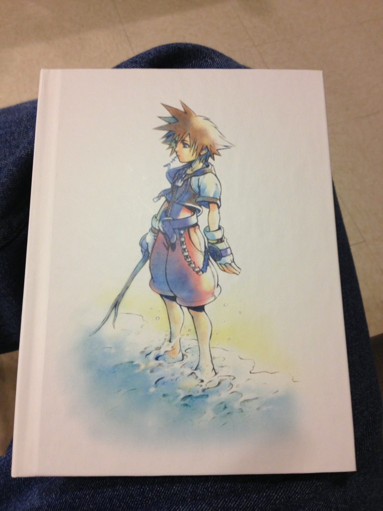 768x1024 The Back Cover Of The Kingdom Hearts 1.5 Art Book {Spoilers} I - Kingdom Hearts Watercolor