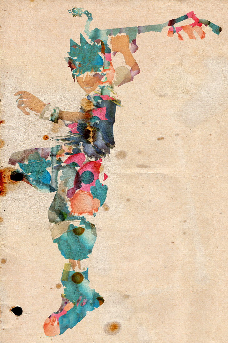 730x1095 Watercolor Ventus By Thed3xus - Kingdom Hearts Watercolor