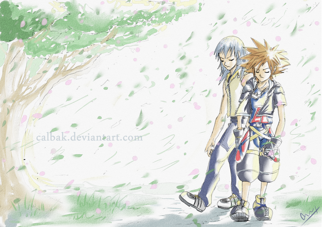 1024x724 Dream Drop Distance (Kingdom Hearts Watercolor) By Calbak On - Kingdom Hearts Watercolor