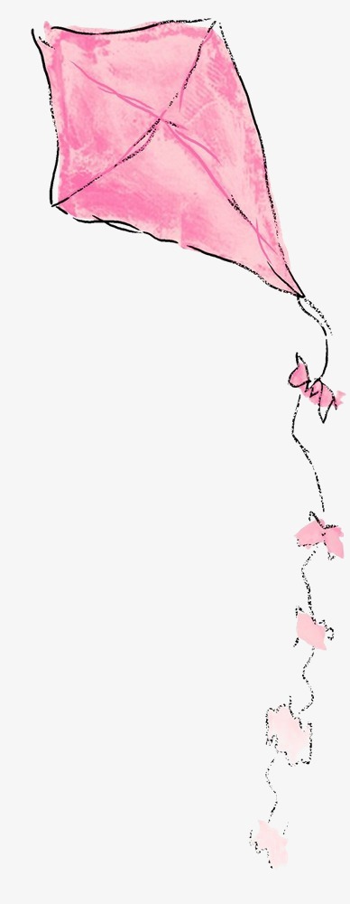 388x1000 Kite Creative Hand Painted Watercolor, Watercolor Clipart - Kite Watercolor