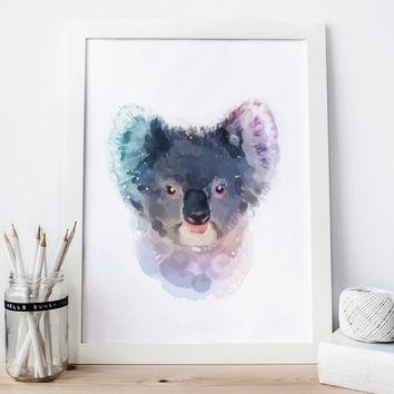 354x354 Shop Koala Nursery On Wanelo - Koala Watercolor