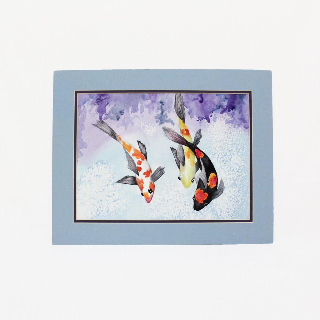 1024x1024 Koi Watercolor Le Boulevard Marketplace - Koi Watercolor