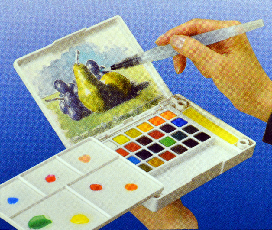 900x761 Sakura Koi Watercolors 24 Color Pocket Field Sketch Box - Koi Watercolor