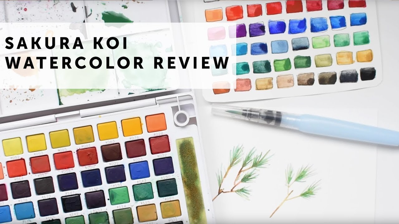1280x720 Sakura Koi Watercolor Review - Koi Watercolor