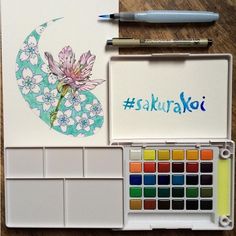 236x236 Sakura Koi Watercolor Sketch Box Set Of 12 - Koi Watercolor