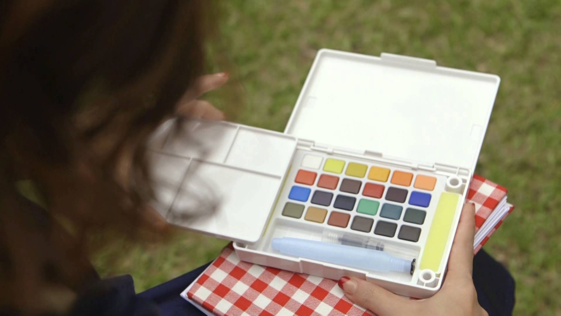 1920x1080 Sakura - Koi Watercolor Travel Set