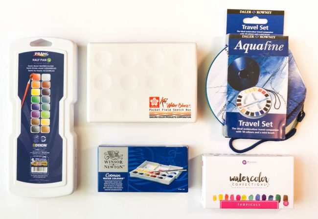 650x447 Travel Watercolor Set Review Amp Comparison - Koi Watercolor Travel Set
