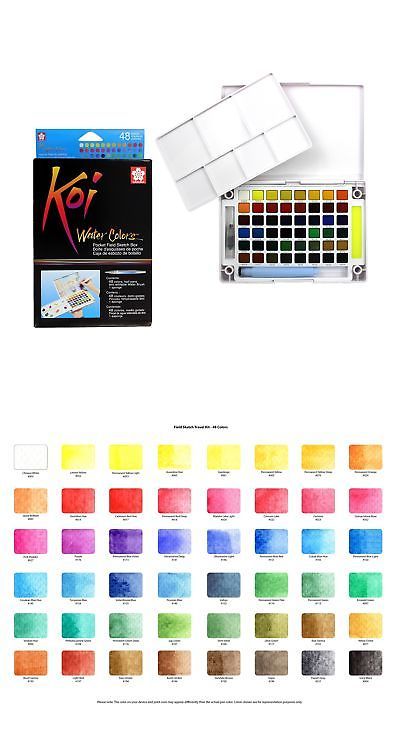 400x733 Watercolor Paint 28113 Sakura Xncw 48n Koi Watercolor Field 48 - Koi Watercolor Travel Set