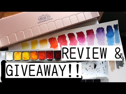 480x360 Korean Watercolor Review + Giveaway (Mijello Mission Gold) - Korean Watercolor